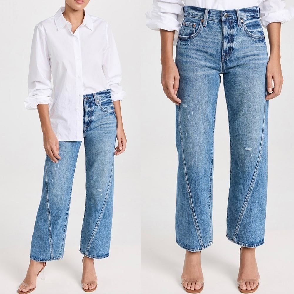 Pistola Bobbie Wide Leg Ankle Jeans - Picture 2 of 10